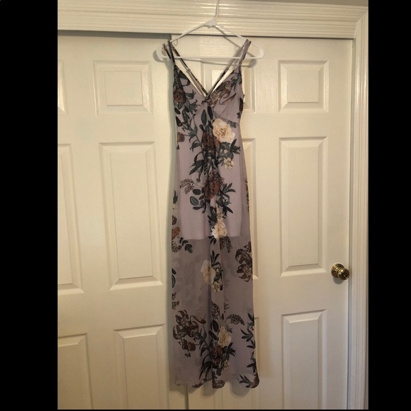 Long lavender summer dress - Picture 4 of 5